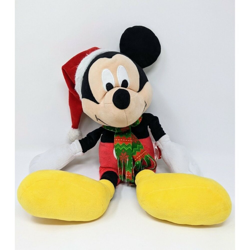 Disney Christmas Elf Mickey Mouse Plush Doll 18" 2009 Exclusive Stuffed